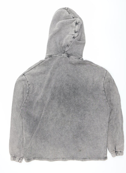 Mens UK Size M ASOS DESIGN Grey Pullover Hoodie