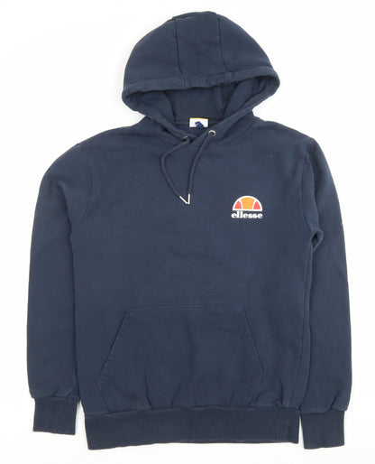 Mens UK Size L ellesse Blue Pullover Hoodie