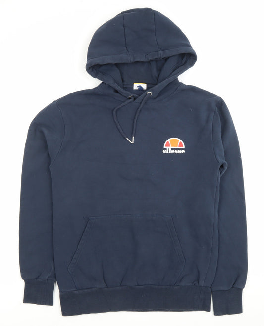 Mens UK Size L ellesse Blue Pullover Hoodie
