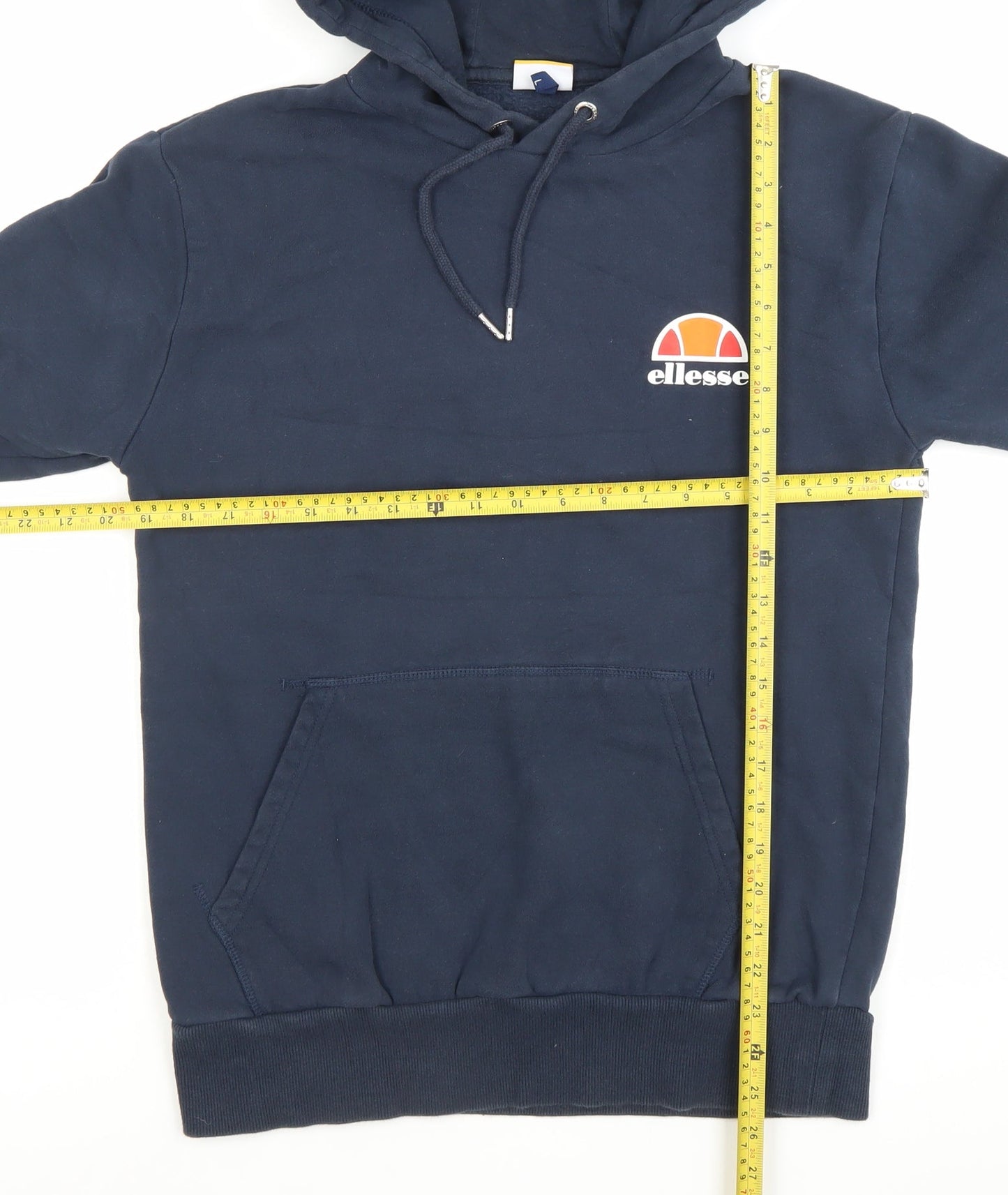 Mens UK Size L ellesse Blue Pullover Hoodie