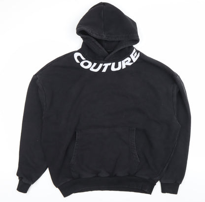 The Couture Club Mens Black XL Pullover Hoodie Graphic Logo
