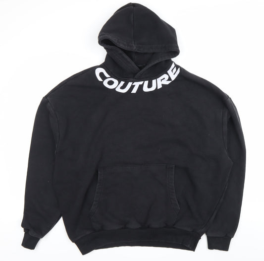 The Couture Club Mens Black XL Pullover Hoodie Graphic Logo