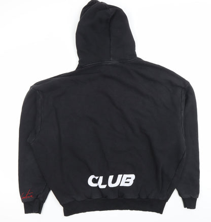 The Couture Club Mens Black XL Pullover Hoodie Graphic Logo