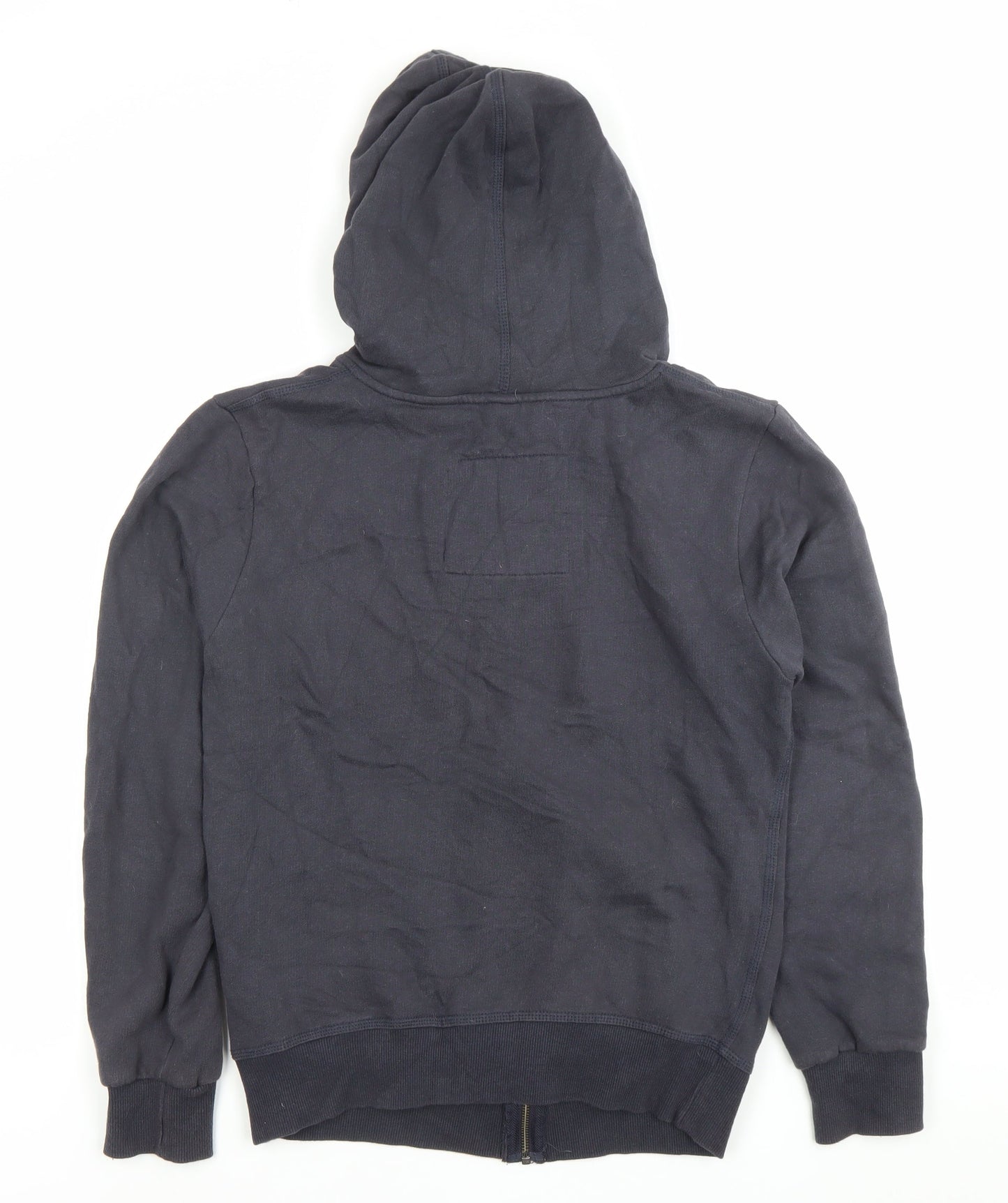 Mens UK Size S Charles Wilson Black Full Zip Hoodie