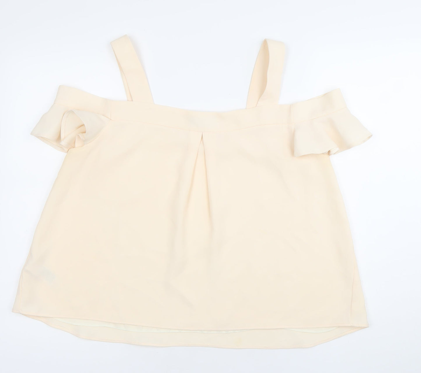 Womens UK Size 14 Topshop Ivory Camisole Blouse