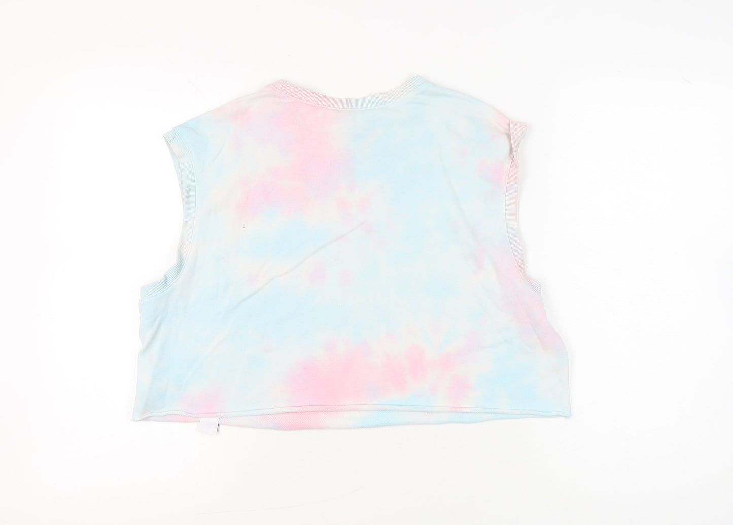 Womens UK Size L H&M Multicoloured Cropped Tank
