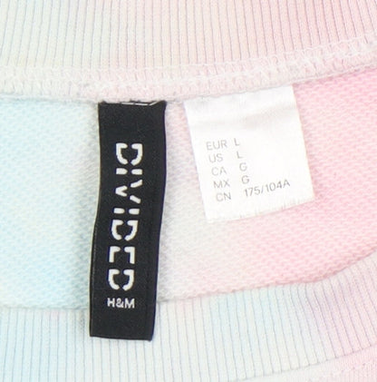 Womens UK Size L H&M Multicoloured Cropped Tank