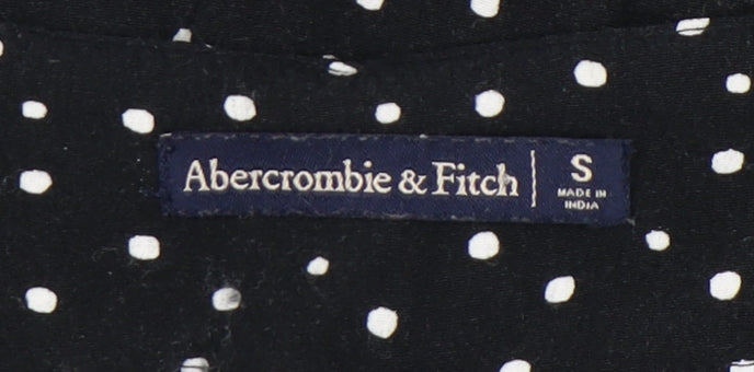 Abercrombie & Fitch Women’s Black Polka Dot Slip Midi Dress S