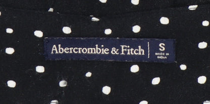 Abercrombie & Fitch Women’s Black Polka Dot Slip Midi Dress S