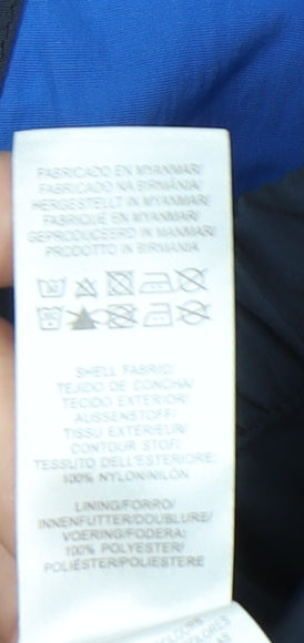 Primark Men’s Blue XL Windbreaker Jacket Lightweight Nylon