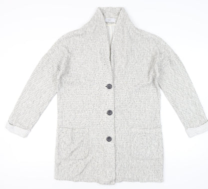 Womens UK Size 10 NEXT Grey Cardigan Jumper
