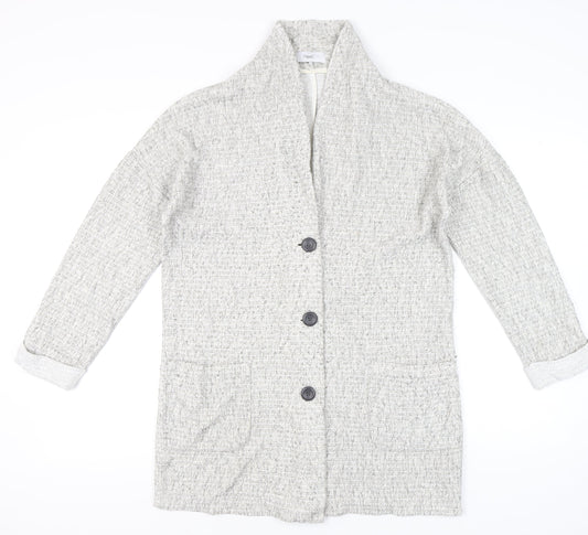 Womens UK Size 10 NEXT Grey Cardigan Jumper