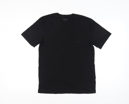 Mens UK Size M HUGO BOSS Black  T-Shirt