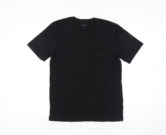 Mens UK Size M HUGO BOSS Black  T-Shirt