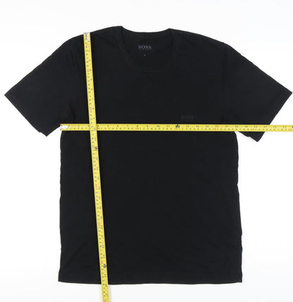 Mens UK Size M HUGO BOSS Black  T-Shirt