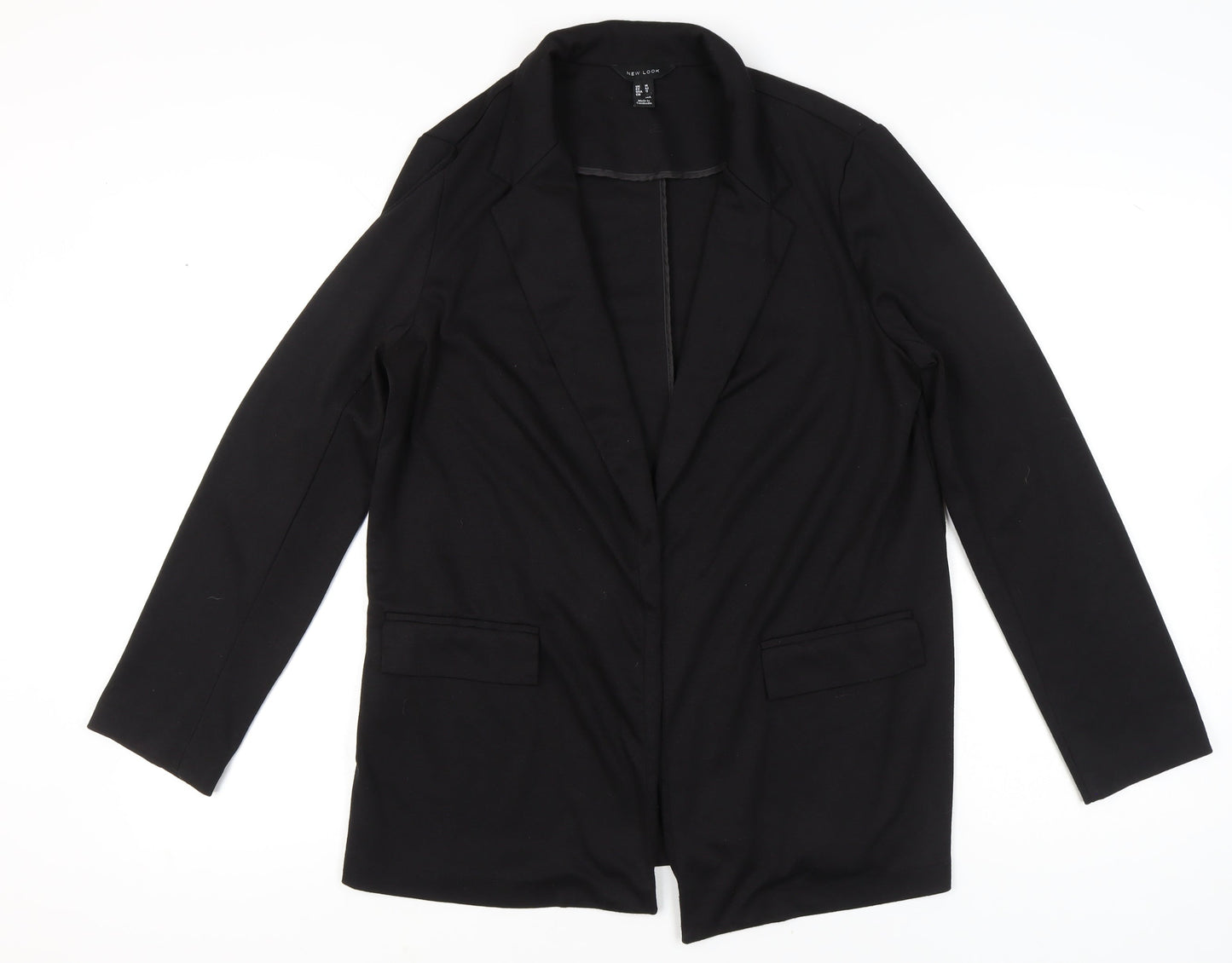 New Look Women’s Black Longline Blazer Jacket Size 14