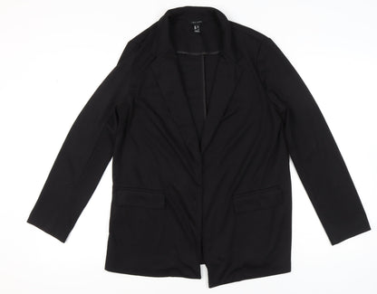New Look Women’s Black Longline Blazer Jacket Size 14
