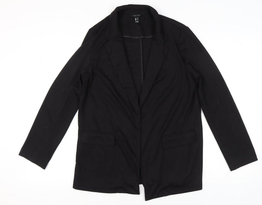 New Look Women’s Black Longline Blazer Jacket Size 14