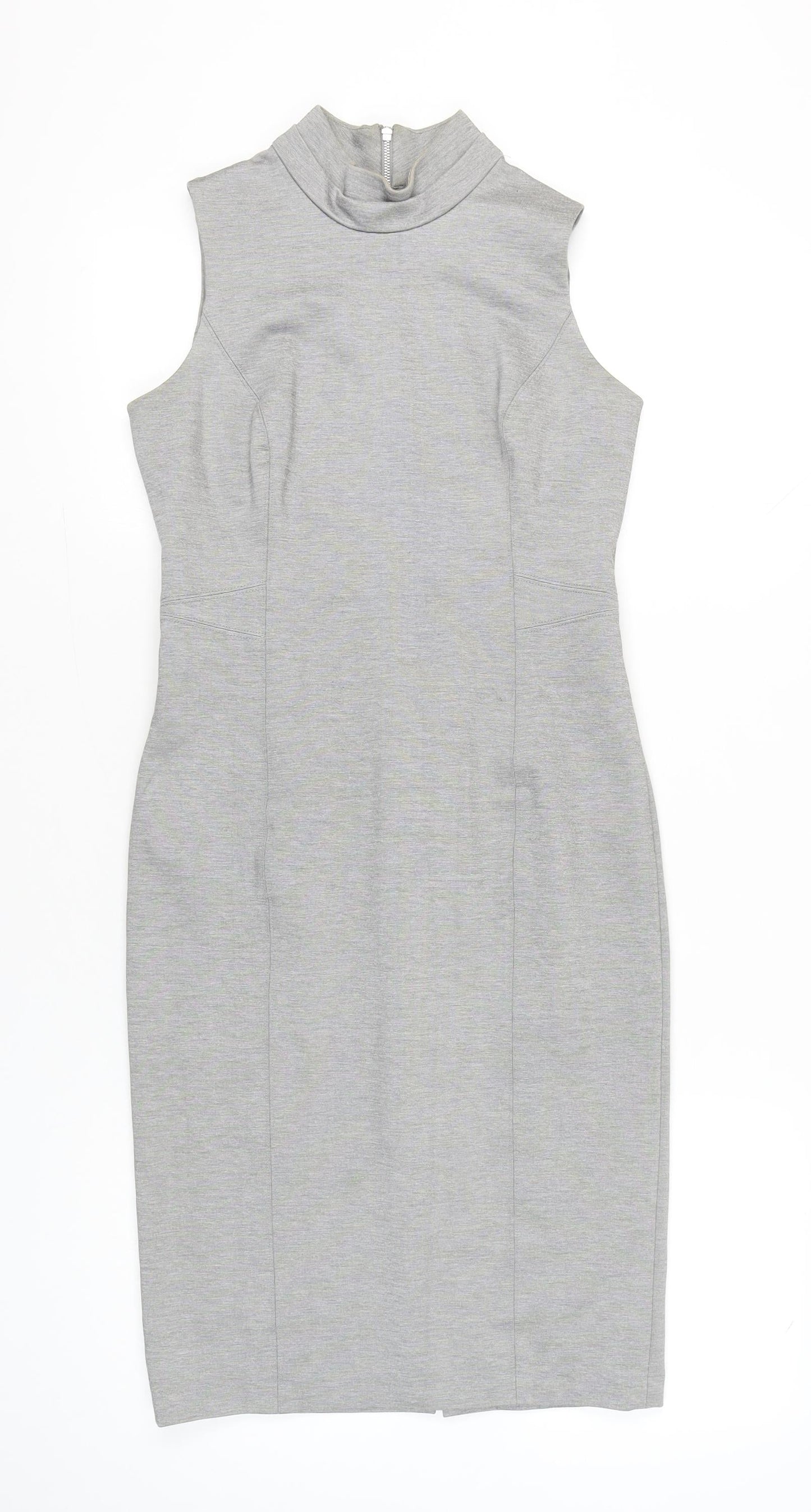 Forecast Women’s Grey Size 10 Sleeveless Sheath Dress