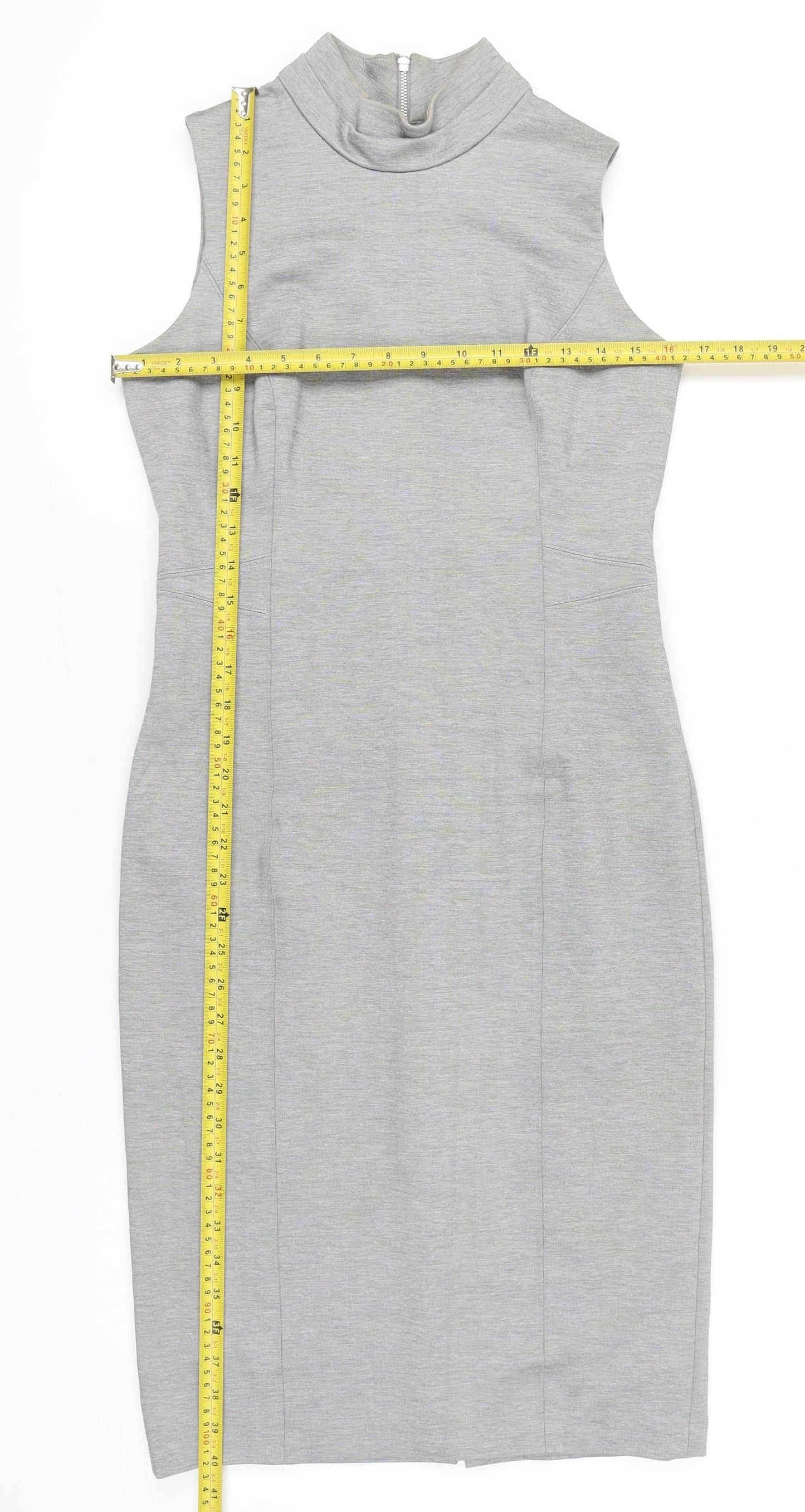 Forecast Women’s Grey Size 10 Sleeveless Sheath Dress