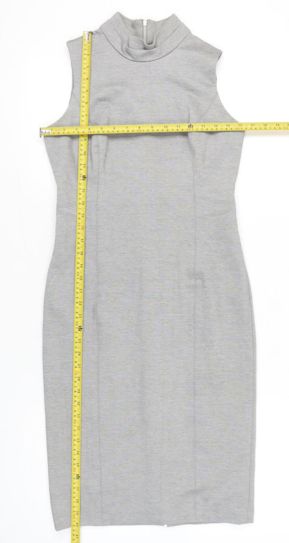 Forecast Women’s Grey Size 10 Sleeveless Sheath Dress