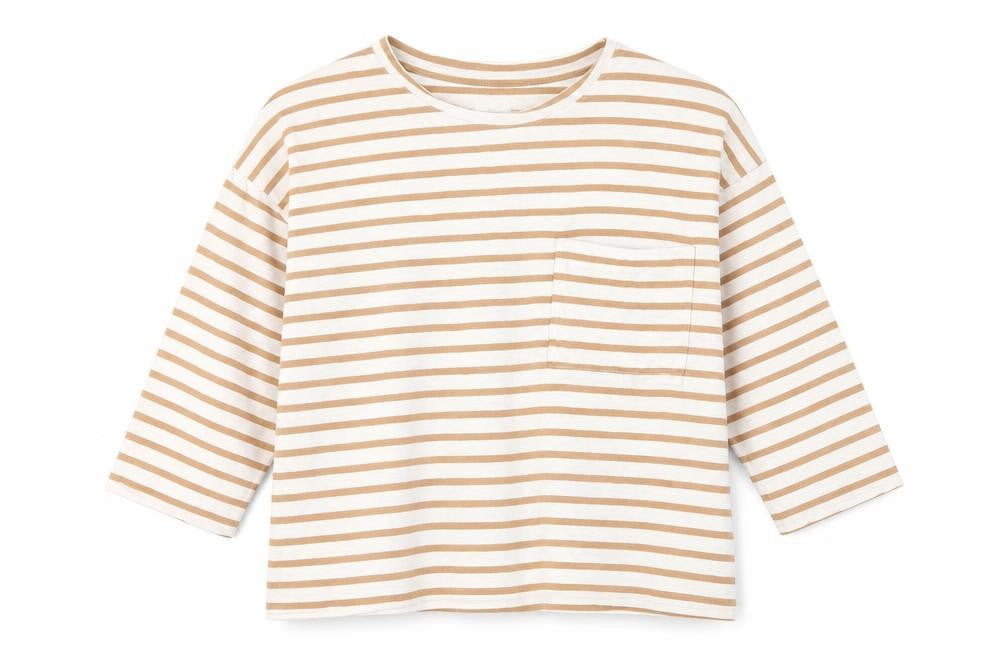 Womens UK Size S Whistles Beige Basic T-Shirt