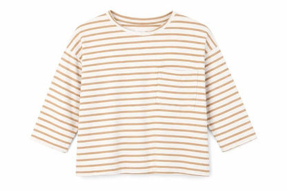 Womens UK Size S Whistles Beige Basic T-Shirt