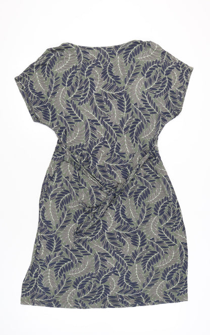 Maine New England Women’s Green Floral Shift Dress Size 16