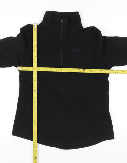 Gap Women’s Black XS Fleece 1/4 Zip Pullover Sweatshirt