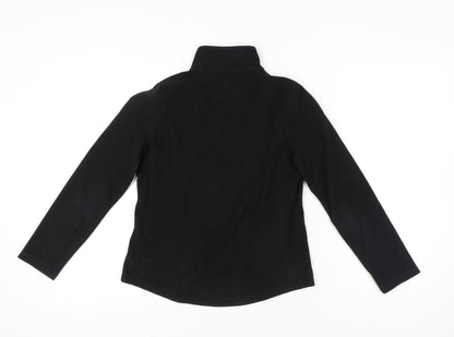 Gap Women’s Black XS Fleece 1/4 Zip Pullover Sweatshirt