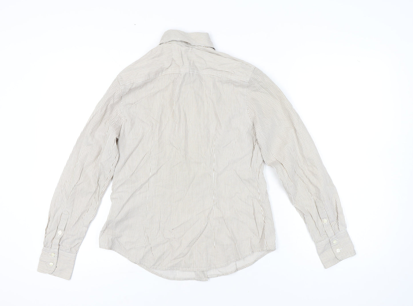 Womens UK Size 12 Daniel Hechter Beige Classic Button-Up