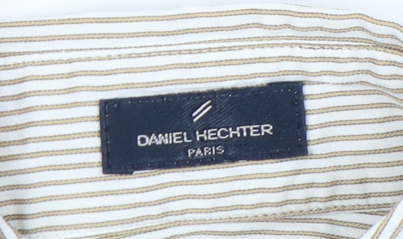 Womens UK Size 12 Daniel Hechter Beige Classic Button-Up