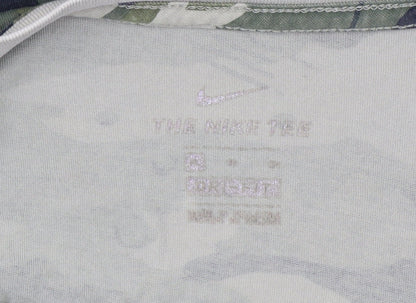 Nike Men’s Green Camouflage Army Short Sleeve Sports T-Shirt S