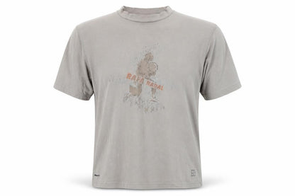 Nike Boys Beige Rafa Nadal Graphic T-Shirt XL Tennis Sportswear