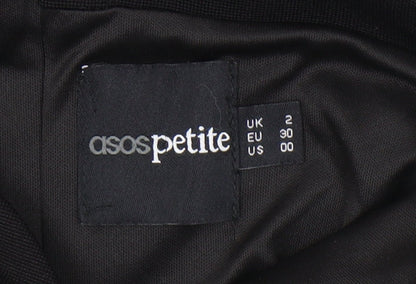 ASOS Petite Women’s Black Strapless Bodycon Midi Dress Size 2