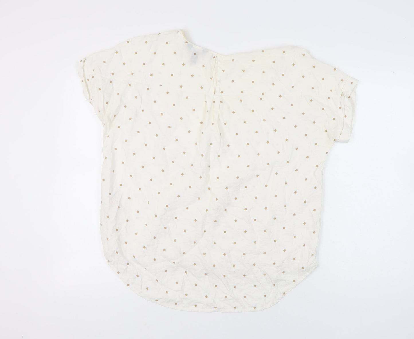 Womens UK Size 18 New Look White Basic T-Shirt