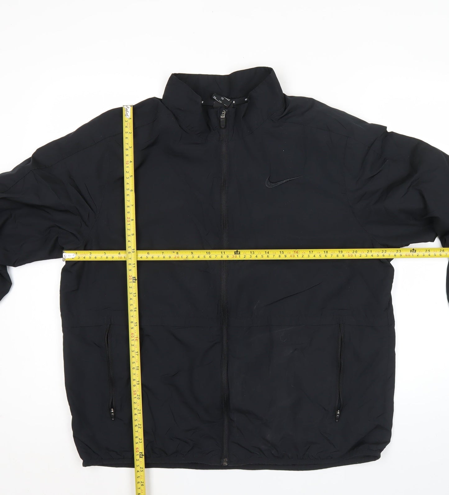 Nike Men’s Black 2XL Polyester Track Jacket Full Zip Sportswear