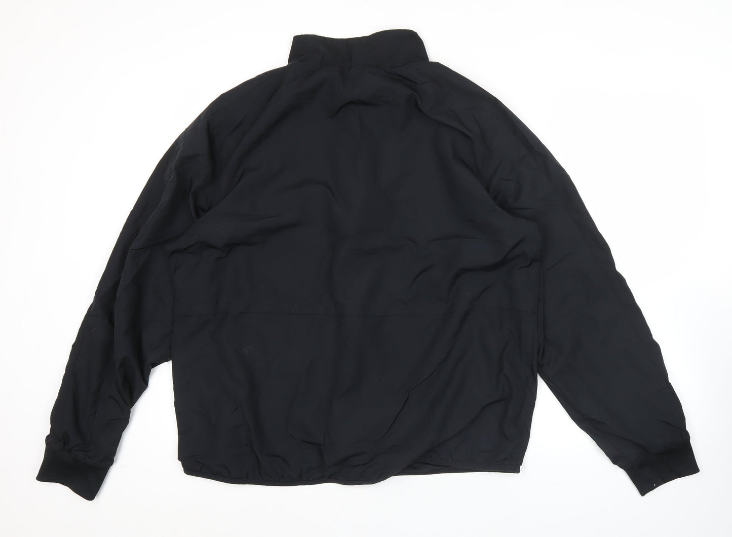 Nike Men’s Black 2XL Polyester Track Jacket Full Zip Sportswear