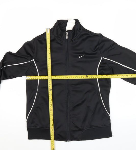 Nike Womens Black Large Track Jacket Full Zip Sportswear