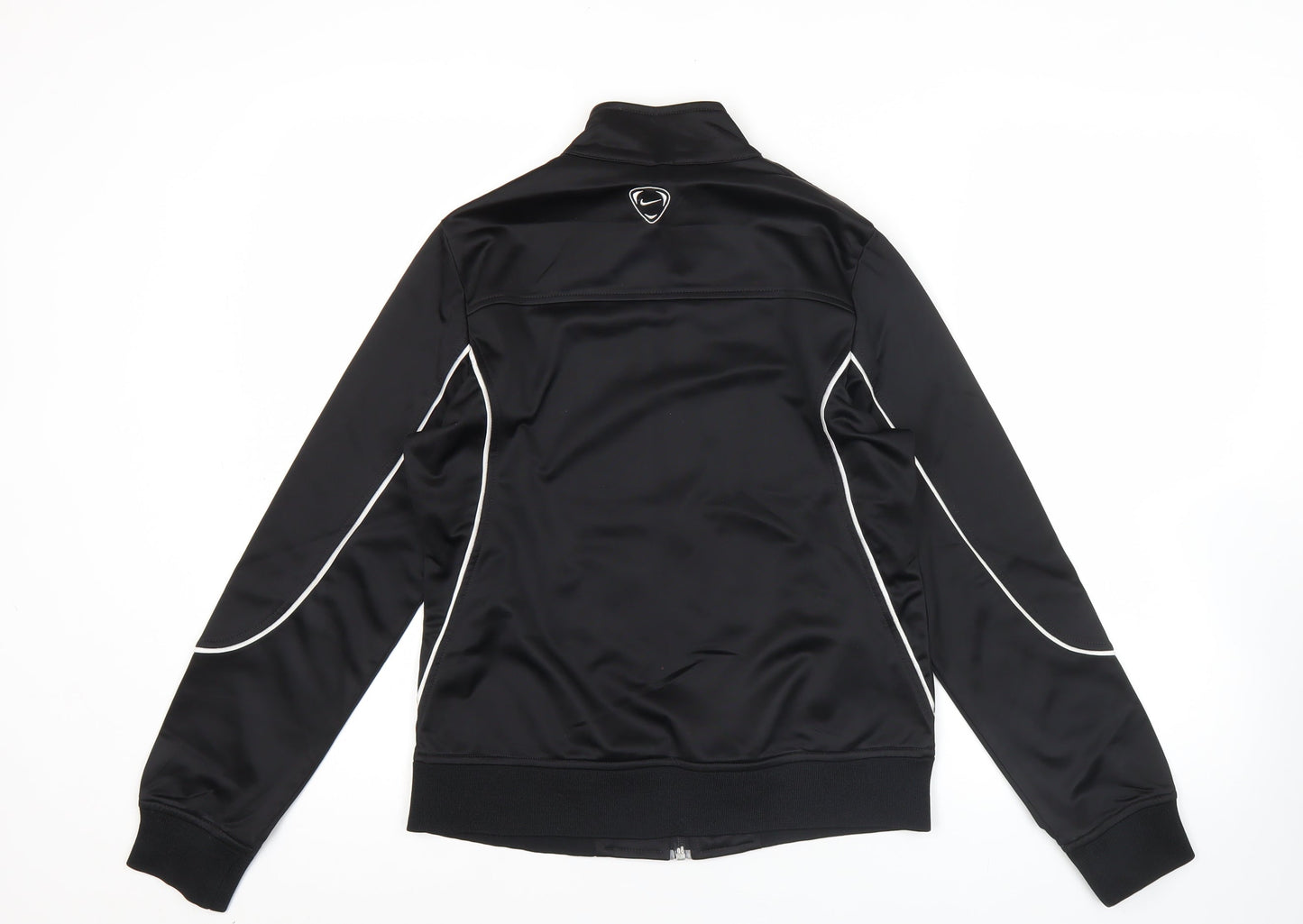 Nike Womens Black Large Track Jacket Full Zip Sportswear