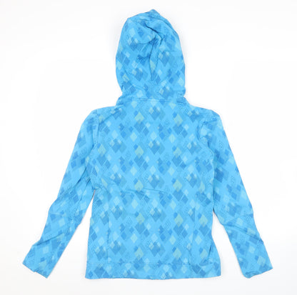 Nike Women’s Blue Full Zip Hoodie Small Athletic Fit