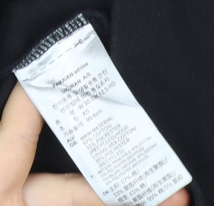 Adidas Womens Black Full Zip Hoodie Size 8 Activewear Gym Jacket