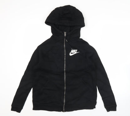 Nike Unisex Adults Black M Full Zip Hoodie Sweatshirt