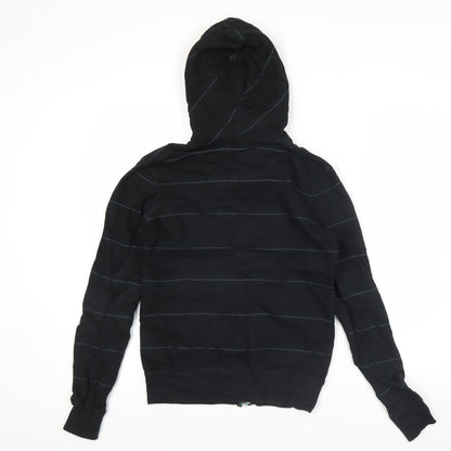 Nike Women’s Black Full Zip Hoodie Size M Cotton Sports Jacket