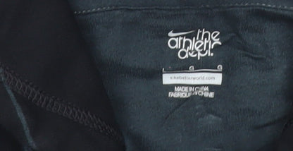 Nike Women’s Black Full Zip Hoodie Size M Cotton Sports Jacket