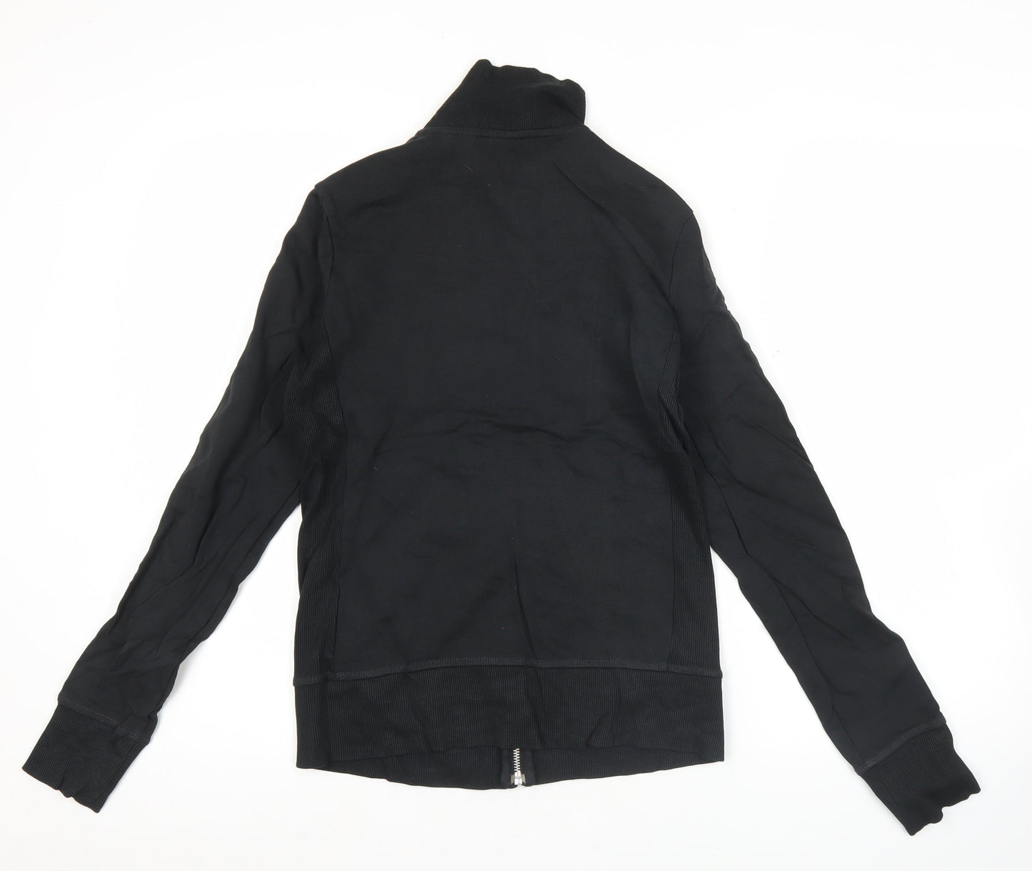 Nike Womens Black L Track Jacket Cotton Blend Sportswear Zip