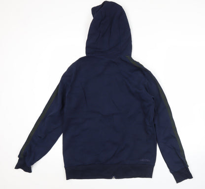 Mens UK Size XS Skechers Blue Full Zip Hoodie