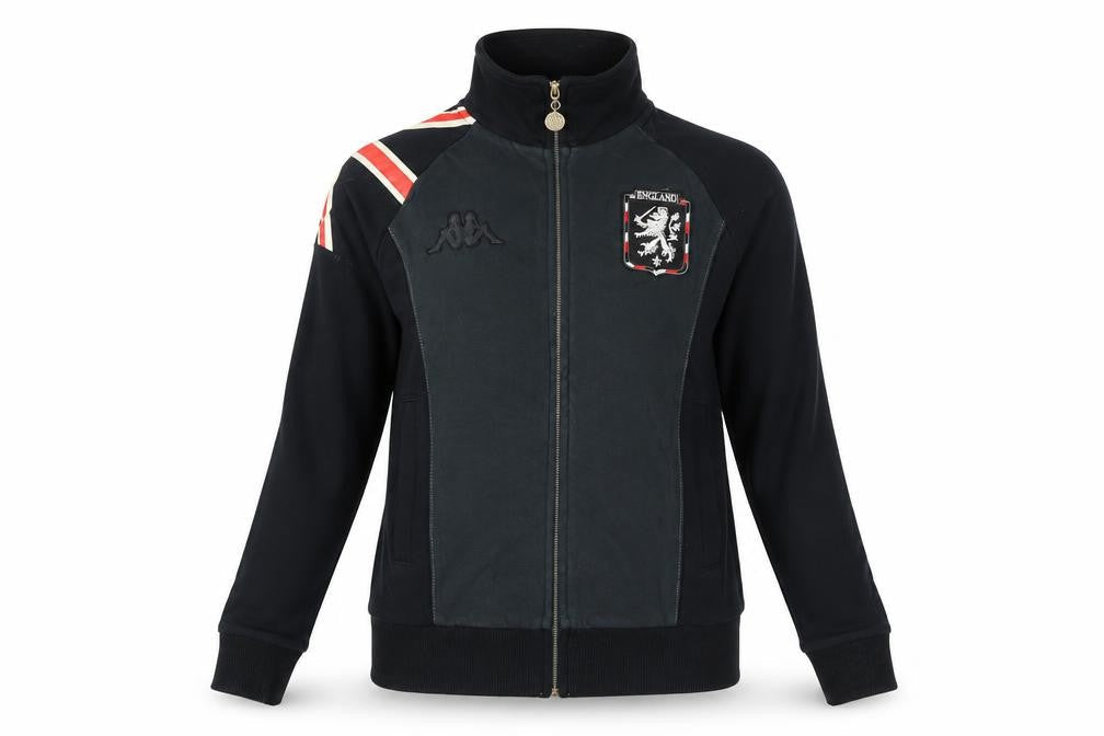 Womens UK Size 6 Kappa Black Football Gym & Training Casual Jacket