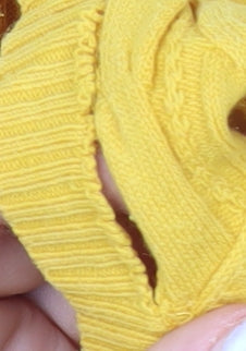 Womens UK Size S Tommy Hilfiger Yellow Cardigan Jumper