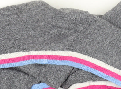 Jack & Jones Men’s Grey Cotton Cardigan L V-Neck Button Knit